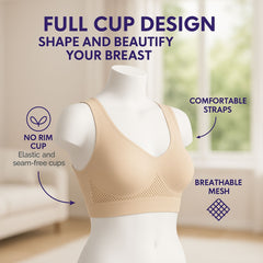 Cotton Air Bra for Women - Non Padded [ Pack of 3 ]