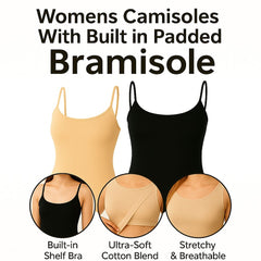 Bramisole with Built-In Bra – Summer Essential for Women [ Buy 1 Get 1 Free ]