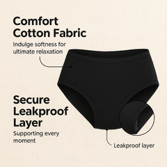 Leak-Proof Underwear for Period Support – Pack of 4